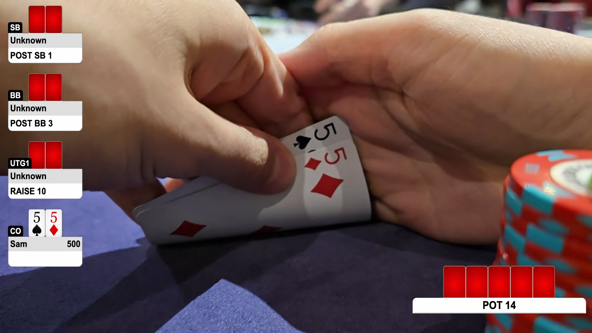 55 pocket fives
